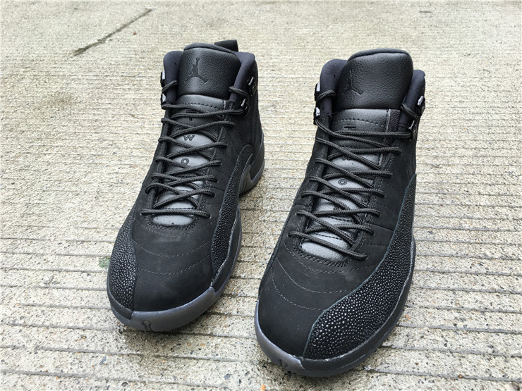 Super Max Perfect Air Jordan 12 OVO Black