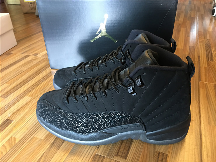 Super Max Perfect Air Jordan 12 OVO Black