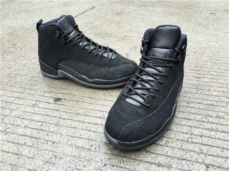 Super Max Perfect Air Jordan 12 OVO Black