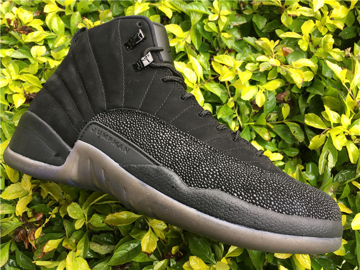 Super Max Perfect Air Jordan 12 OVO Black