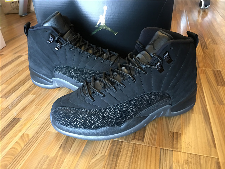 Super Max Perfect Air Jordan 12 OVO Black