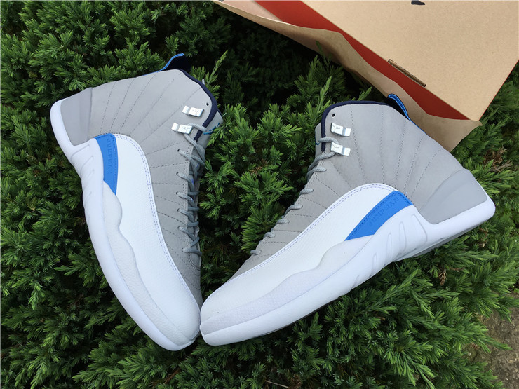 Super Max Perfect Air Jordan 12 Wolf Grey