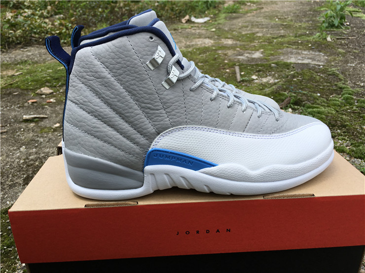 Super Max Perfect Air Jordan 12 Wolf Grey