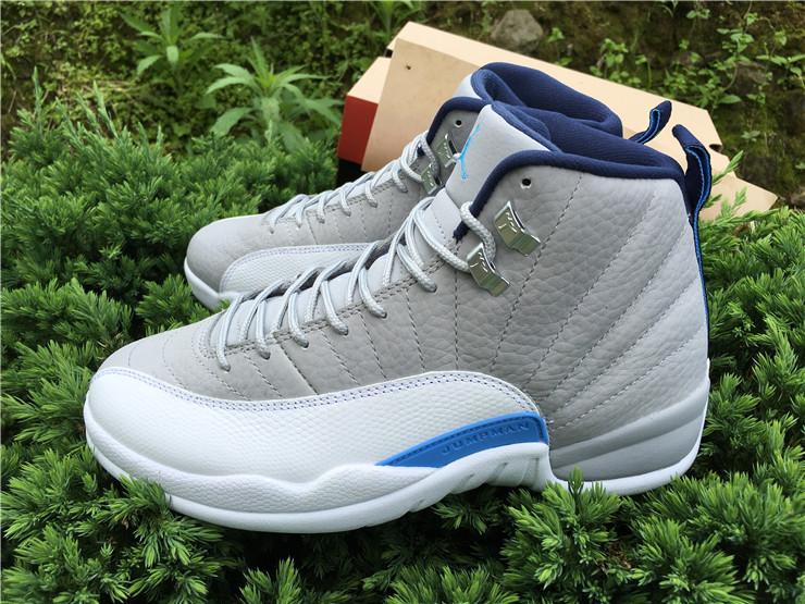 Super Max Perfect Air Jordan 12 Wolf Grey