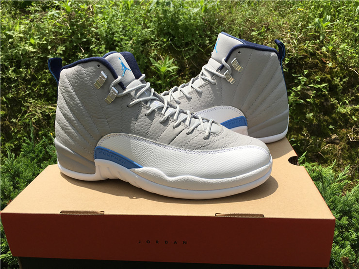 Super Max Perfect Air Jordan 12 Wolf Grey