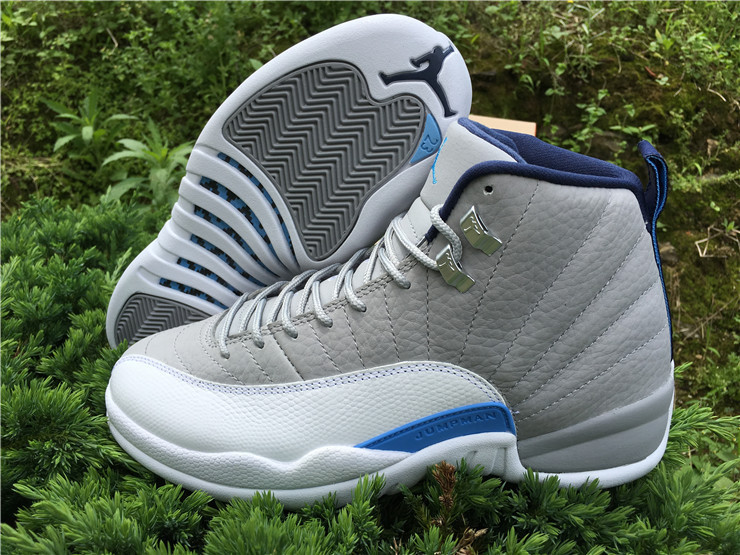 Super Max Perfect Air Jordan 12 Wolf Grey