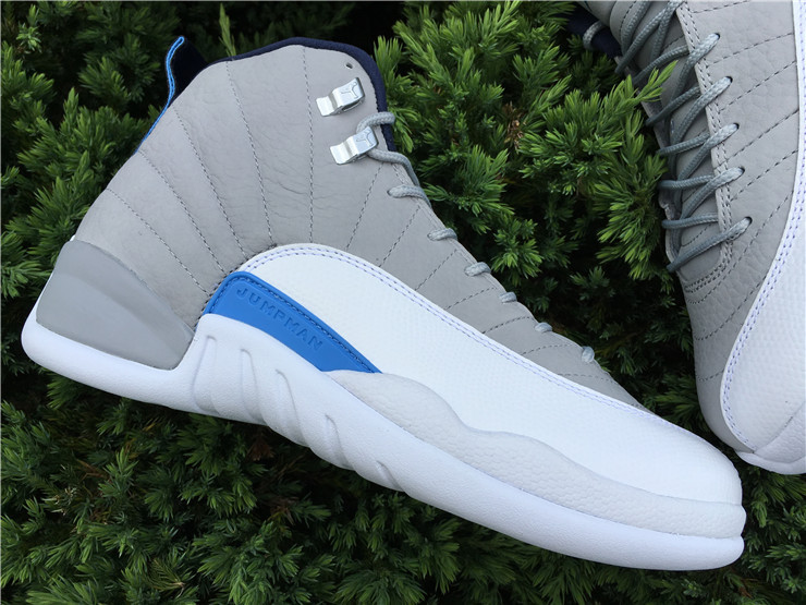 Super Max Perfect Air Jordan 12 Wolf Grey