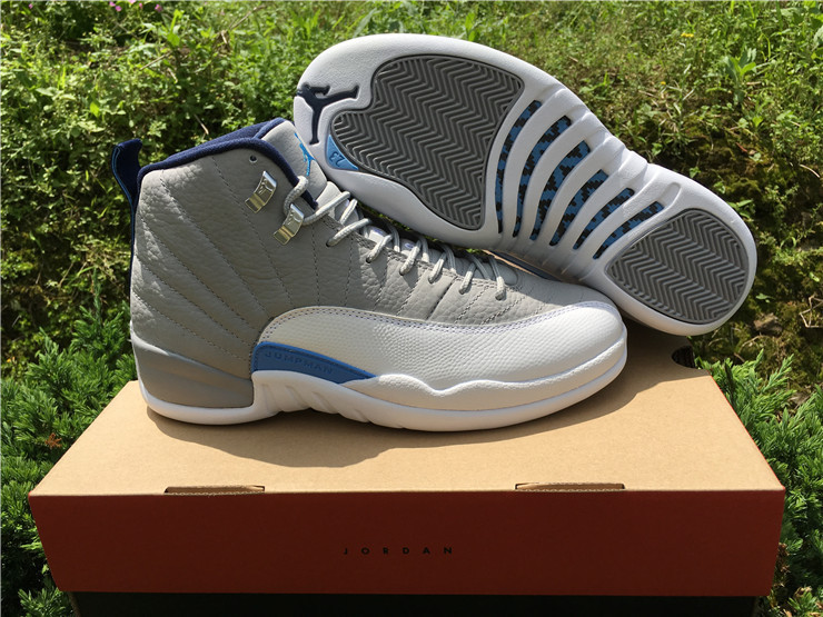 Super Max Perfect Air Jordan 12 Wolf Grey