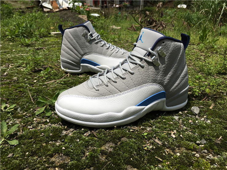 Super Max Perfect Air Jordan 12 Wolf Grey