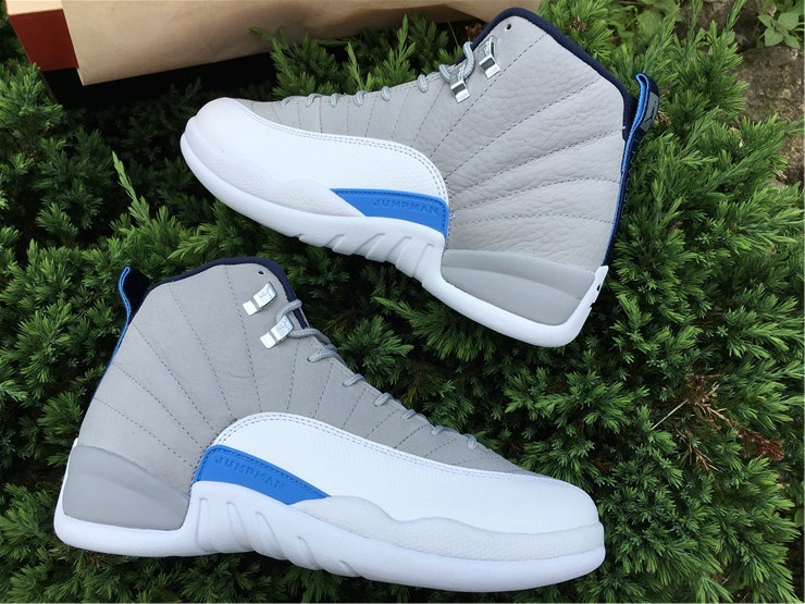 Super Max Perfect Air Jordan 12 Wolf Grey