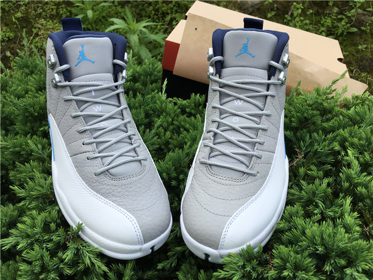 Super Max Perfect Air Jordan 12 Wolf Grey