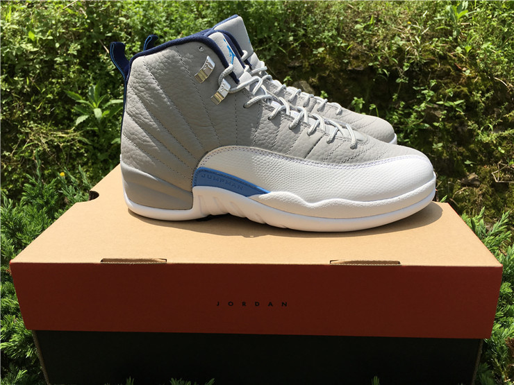 Super Max Perfect Air Jordan 12 Wolf Grey