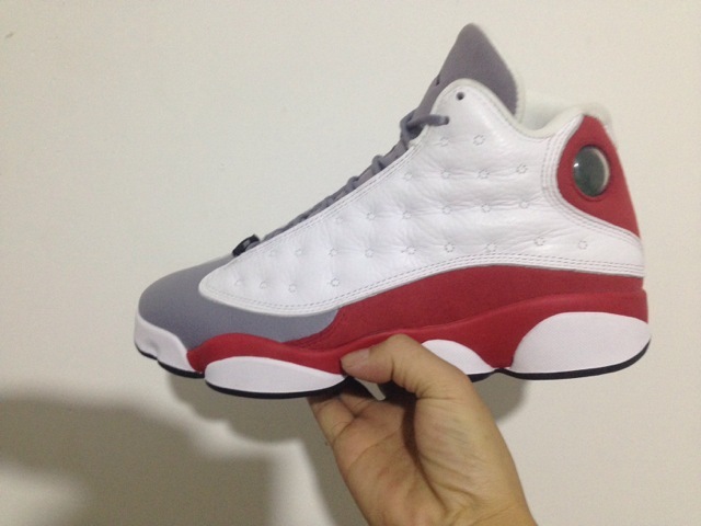 Super Max Perfect Air Jordan 13 Grey Toe