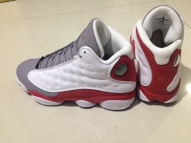 Super Max Perfect Air Jordan 13 Grey Toe