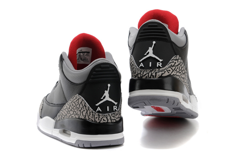 Super Max Perfect Air Jordan 3 Black Cement