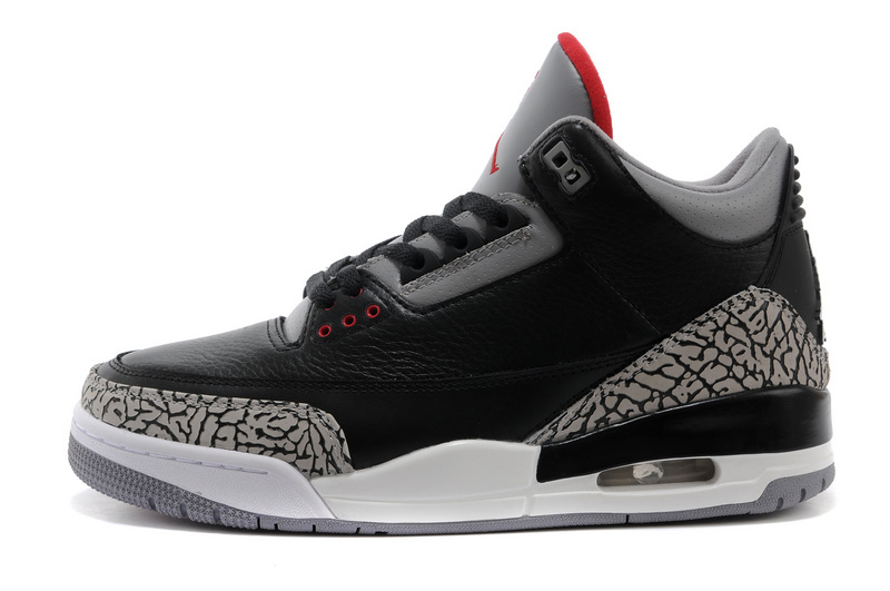 Super Max Perfect Air Jordan 3 Black Cement