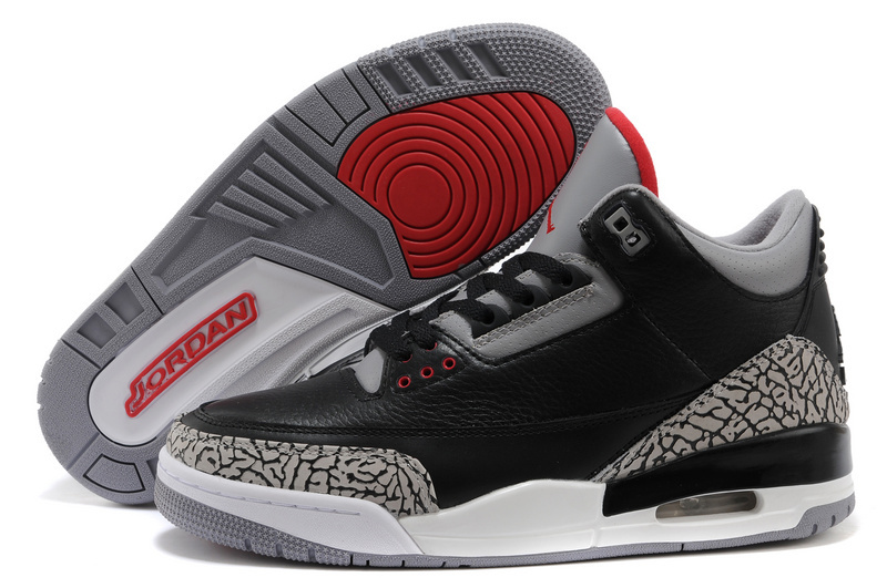 Super Max Perfect Air Jordan 3 Black Cement