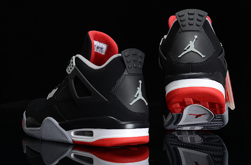 Super Max Perfect Air Jordan 4 Black Cement