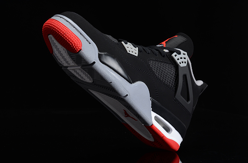 Super Max Perfect Air Jordan 4 Black Cement