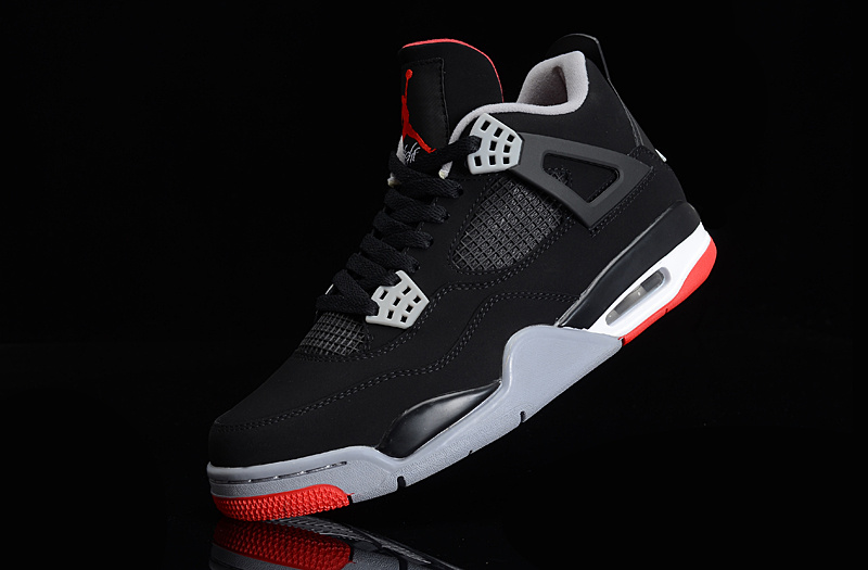 Super Max Perfect Air Jordan 4 Black Cement