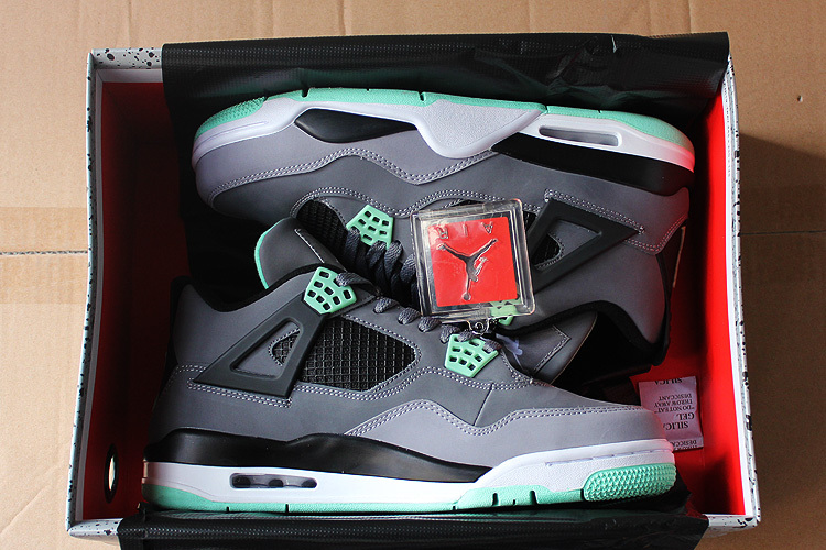 Super Max Perfect Air Jordan 4 Green Glow