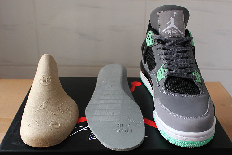 Super Max Perfect Air Jordan 4 Green Glow