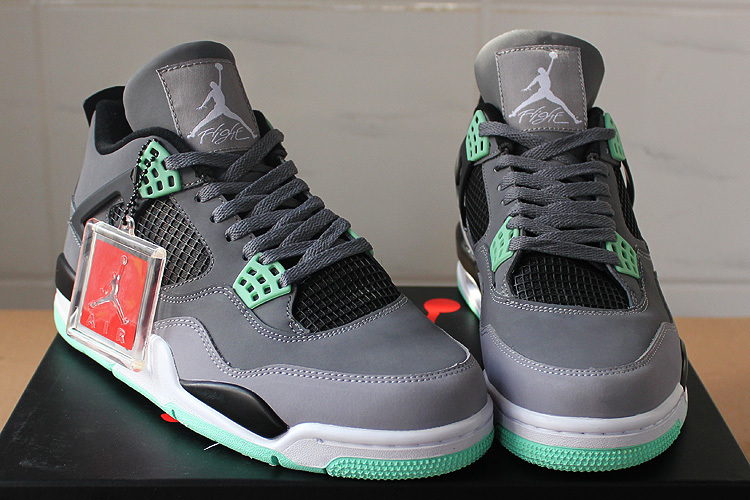 Super Max Perfect Air Jordan 4 Green Glow