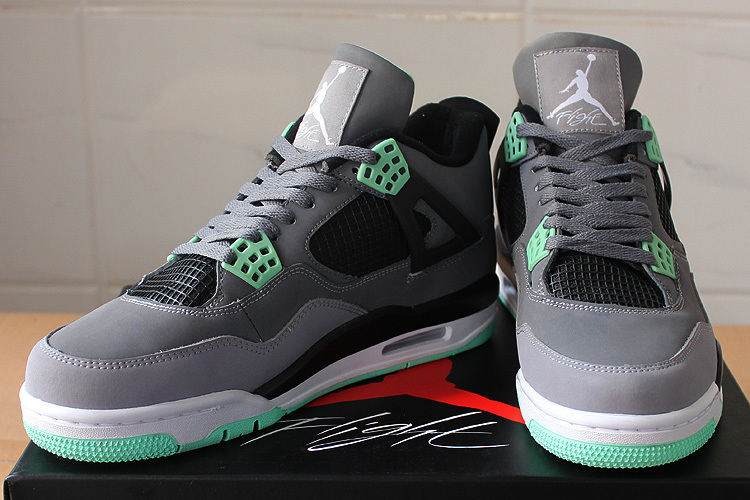 Super Max Perfect Air Jordan 4 Green Glow