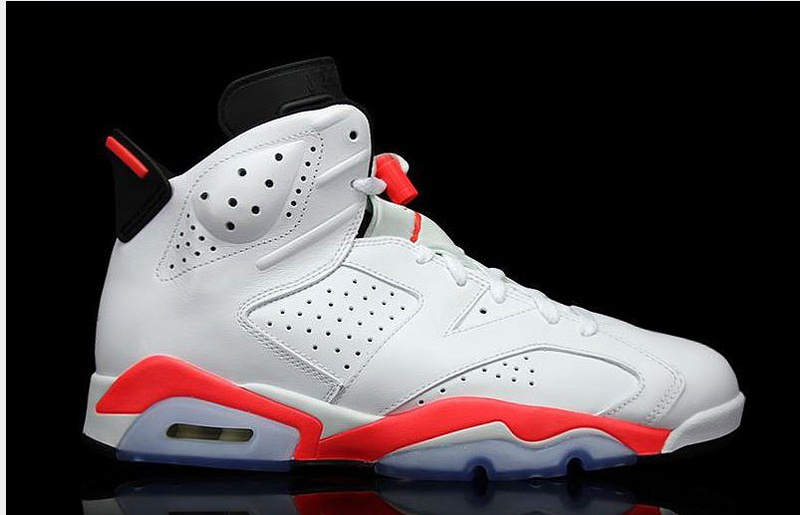 Super Max Perfect Air Jordan 6 White Infrared Shoes