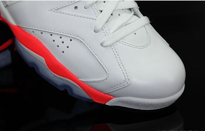 Super Max Perfect Air Jordan 6 White Infrared Shoes