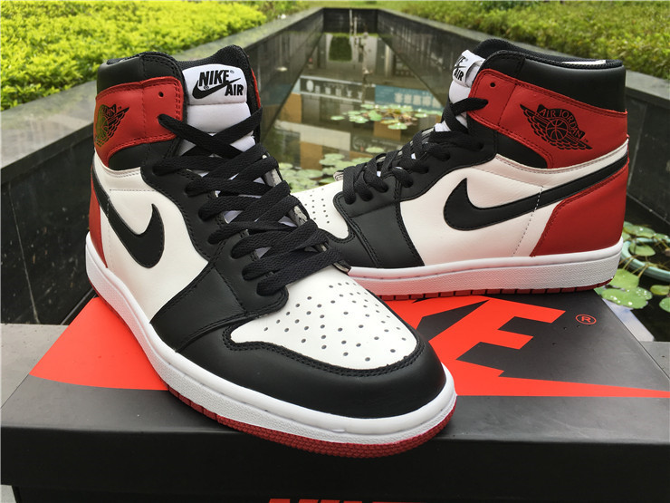 Super Max Perfect Jordan 1 Black Toe 2016