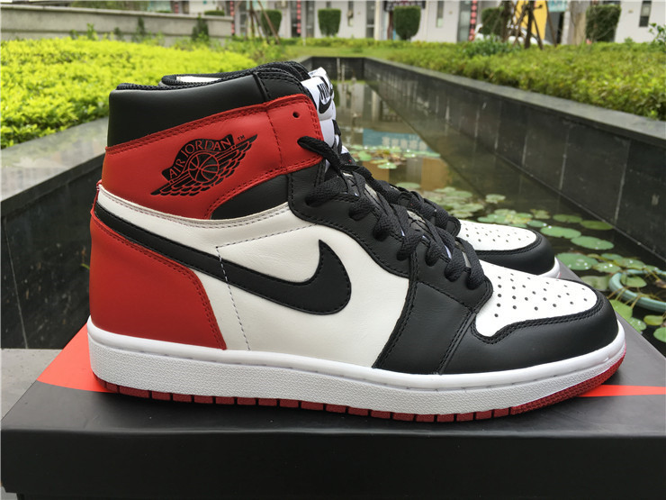 Super Max Perfect Jordan 1 Black Toe 2016