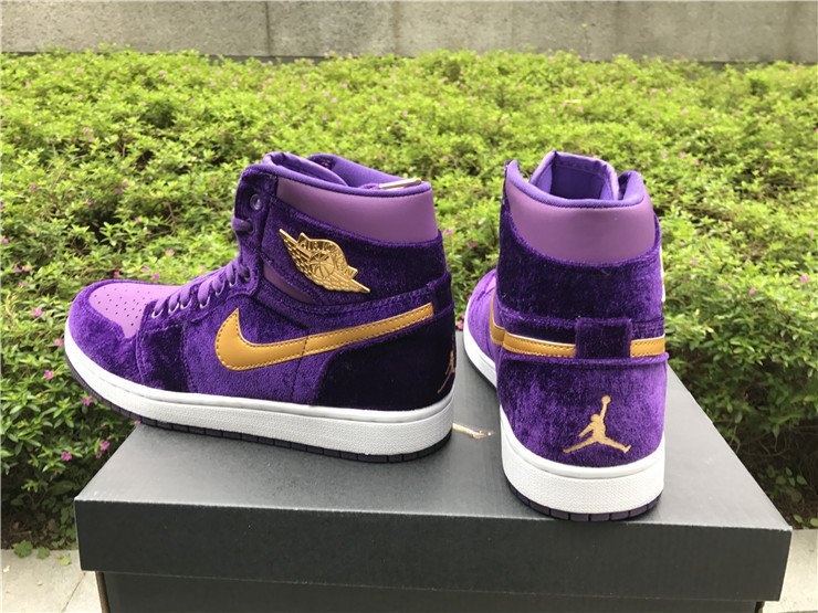 Super Max Perfect Jordan 1 Purple velvet