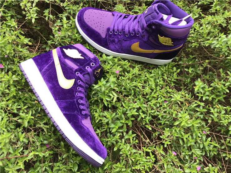 Super Max Perfect Jordan 1 Purple velvet