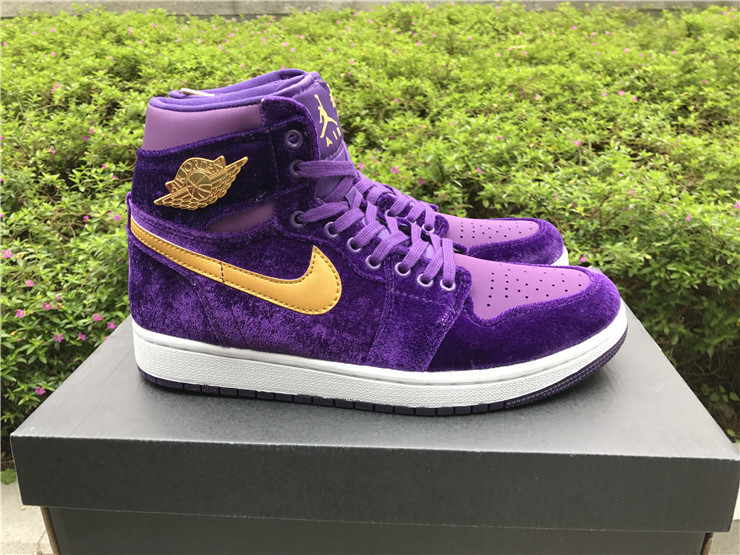 Super Max Perfect Jordan 1 Purple velvet