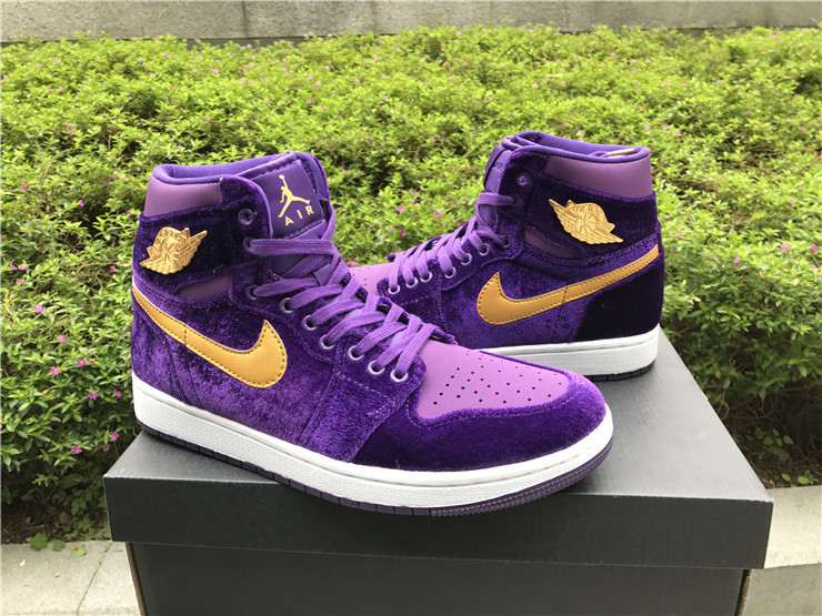 Super Max Perfect Jordan 1 Purple velvet