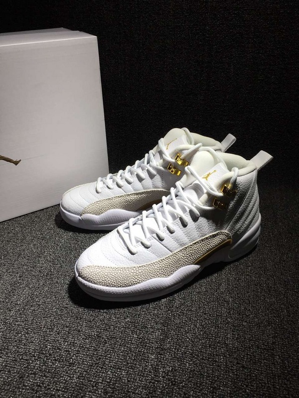 Super Max Perfect Jordan 12 OVO White GS