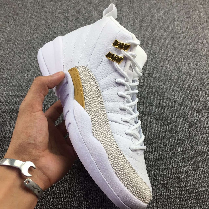 Super Max Perfect Jordan 12 OVO White GS