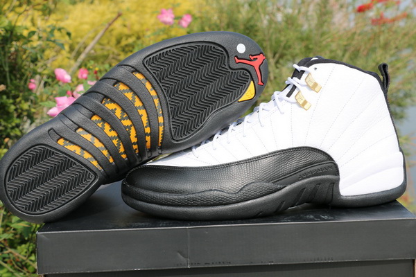 Super Max Perfect Jordan 12 Taxi (with original carbon fiber)