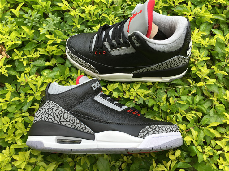 Super Max Perfect Jordan 3 Black Cement Nike