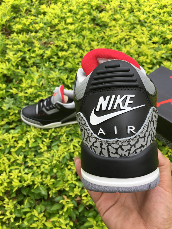 Super Max Perfect Jordan 3 Black Cement Nike