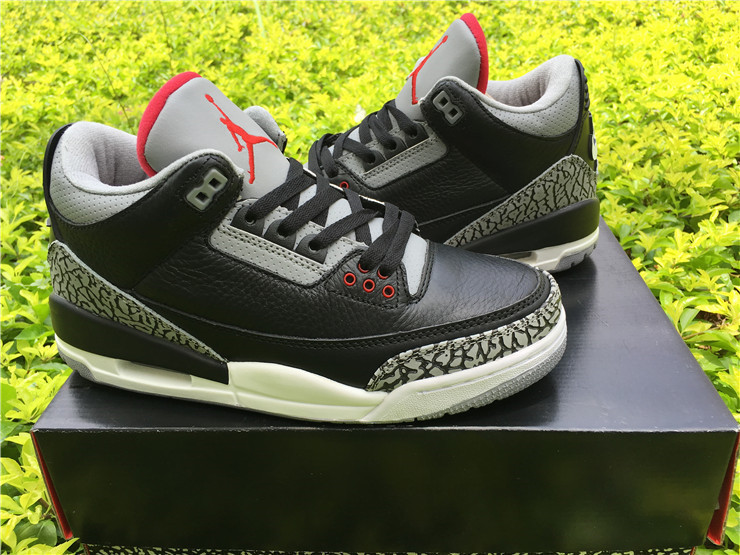 Super Max Perfect Jordan 3 Black Cement Nike