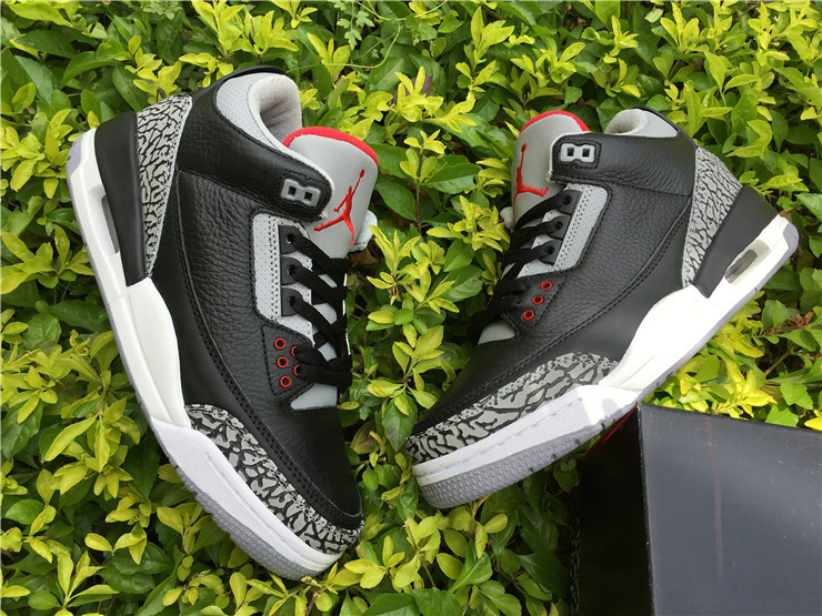 Super Max Perfect Jordan 3 Black Cement Nike