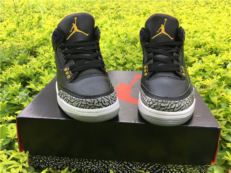 Super Max Perfect Jordan 3 Black Purple