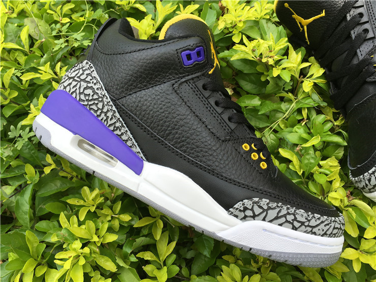 Super Max Perfect Jordan 3 Black Purple