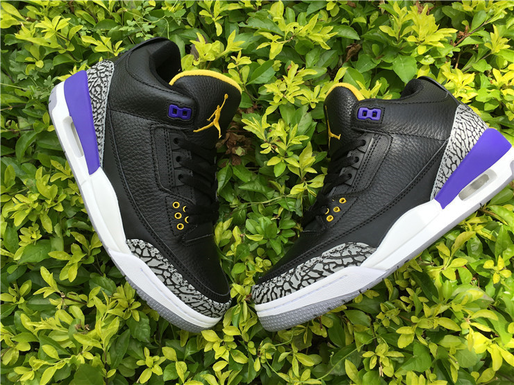 Super Max Perfect Jordan 3 Black Purple