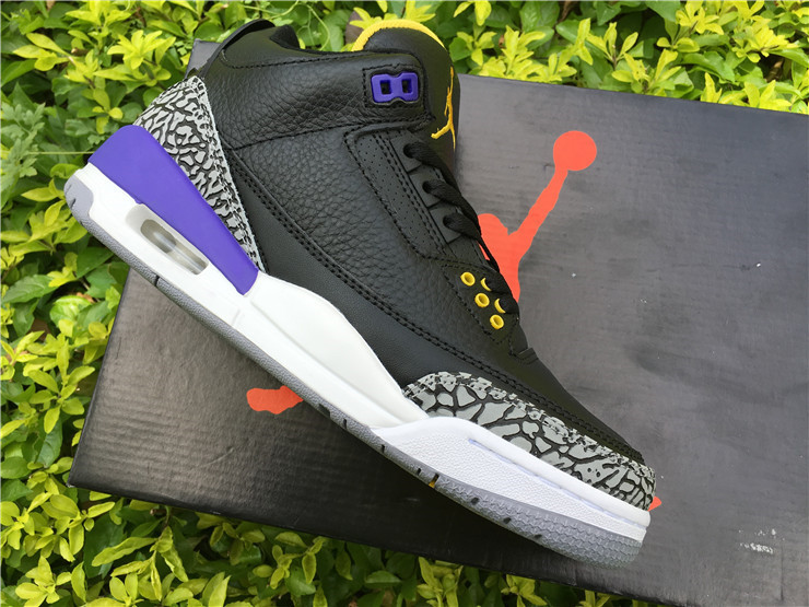 Super Max Perfect Jordan 3 Black Purple