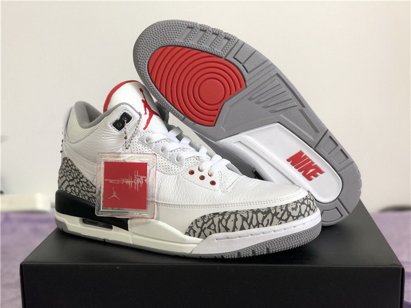 Super Max Perfect Jordan 3 JTH NRG Fire Red