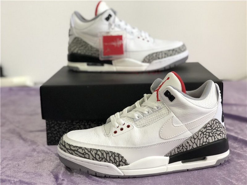 Super Max Perfect Jordan 3 JTH NRG Fire Red