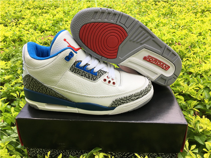 Super Max Perfect Jordan 3 True Blue Nike